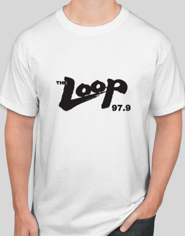 The Official 97.9 The Loop T Shirt White Tee