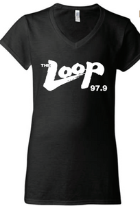 The Loop - Women's Softstyle V-Neck T-shirt – 97.9 The Loop