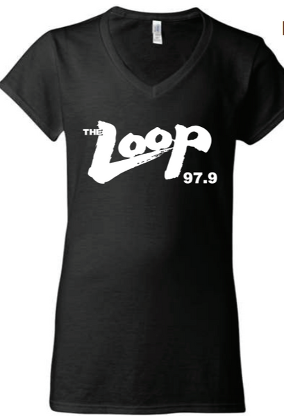 The Loop - Women's Softstyle V-Neck T-shirt – 97.9 The Loop
